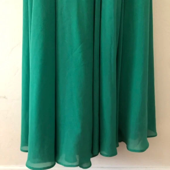 NWOT LuLu's Green Maxi Dress sz s - Picture 6 of 10